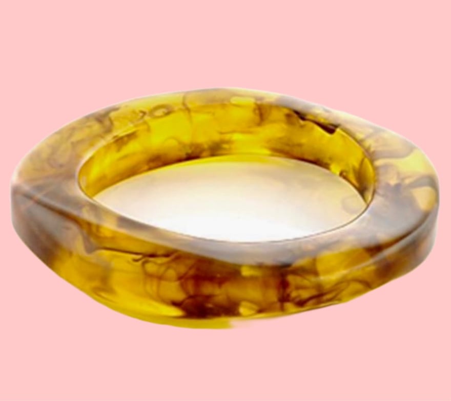 Brown yellow Bangle