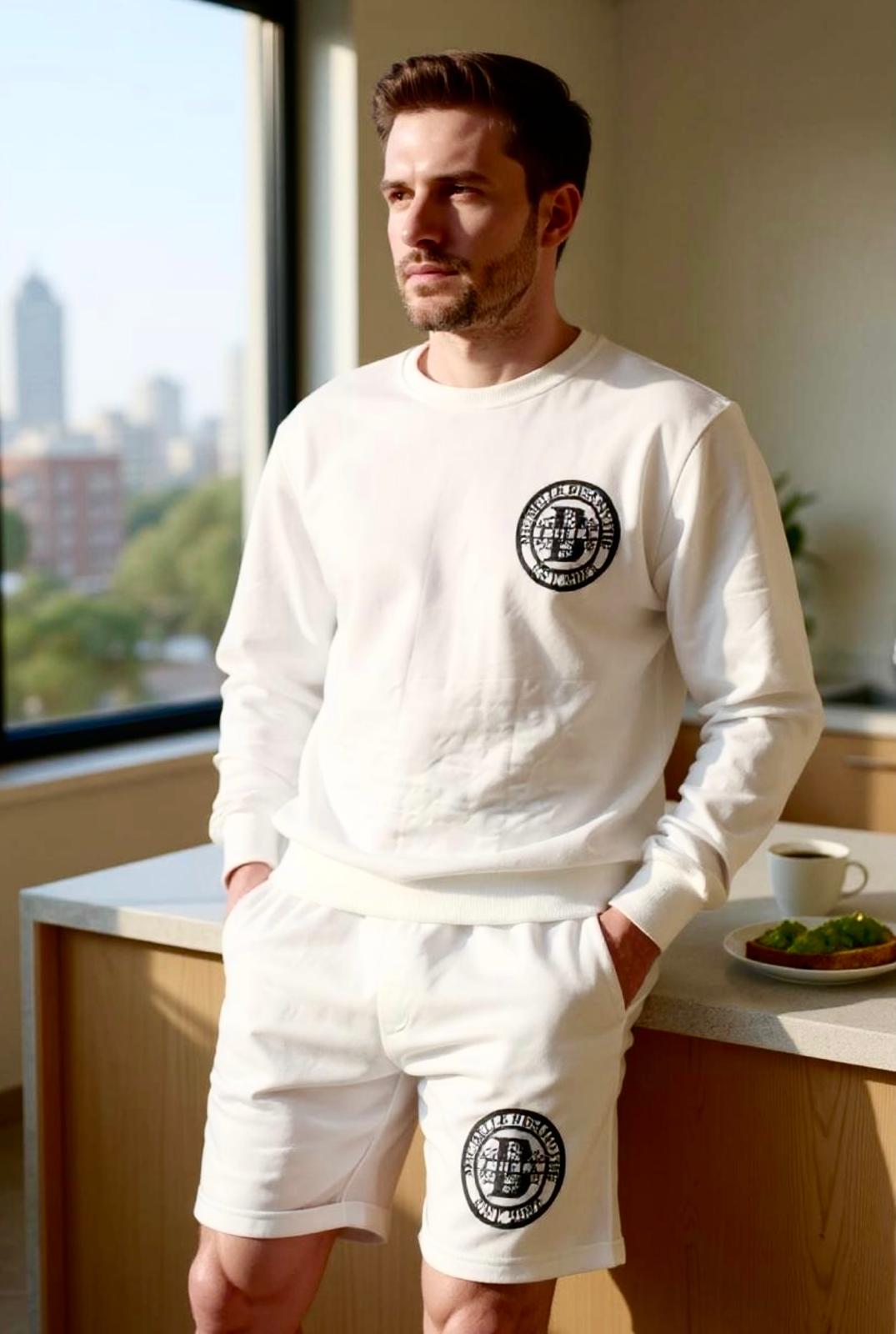 Cheleb Unisex Polo Set Sweatshirt & shorts