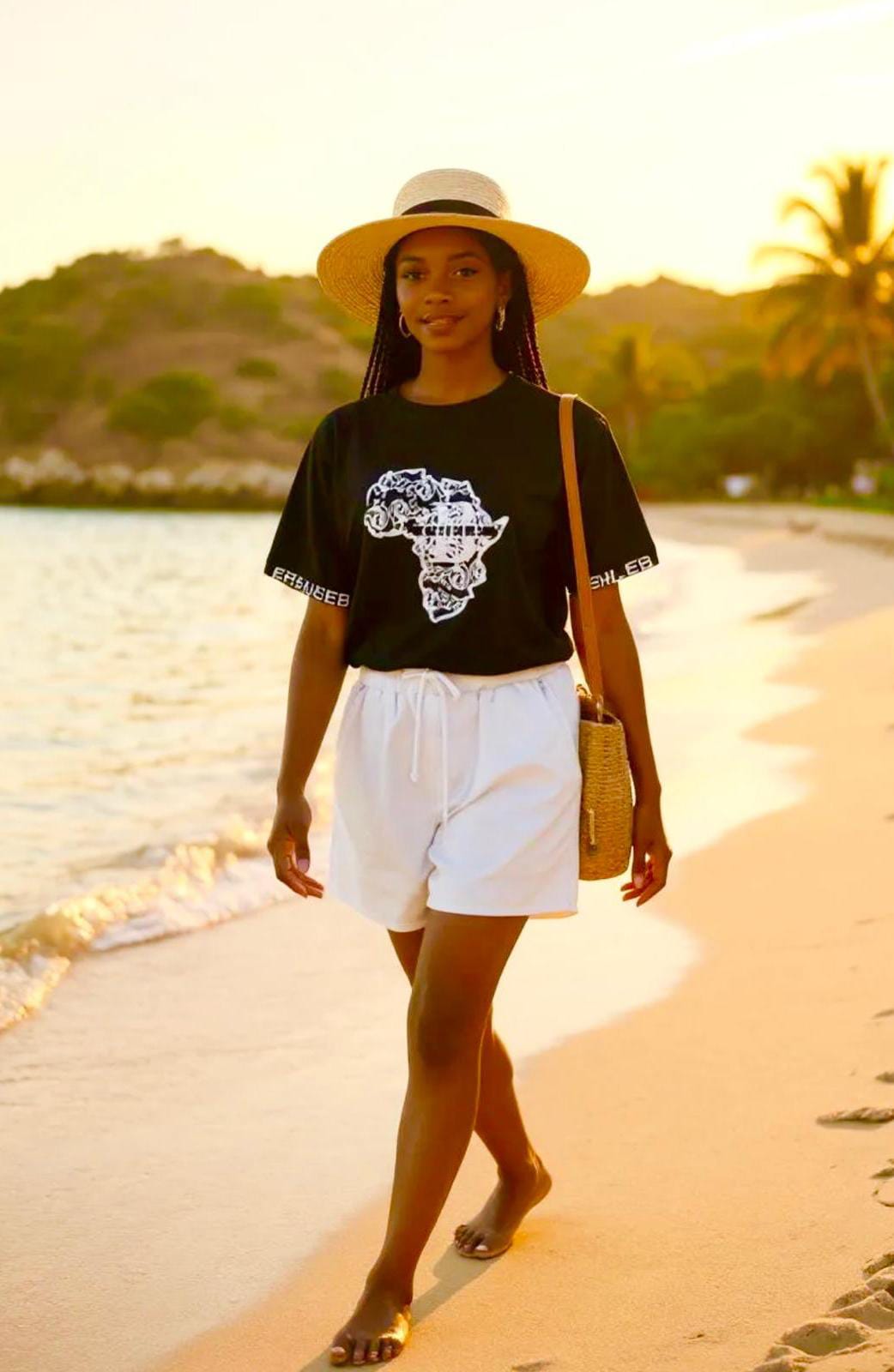 Cheleb African Map Tees - Women