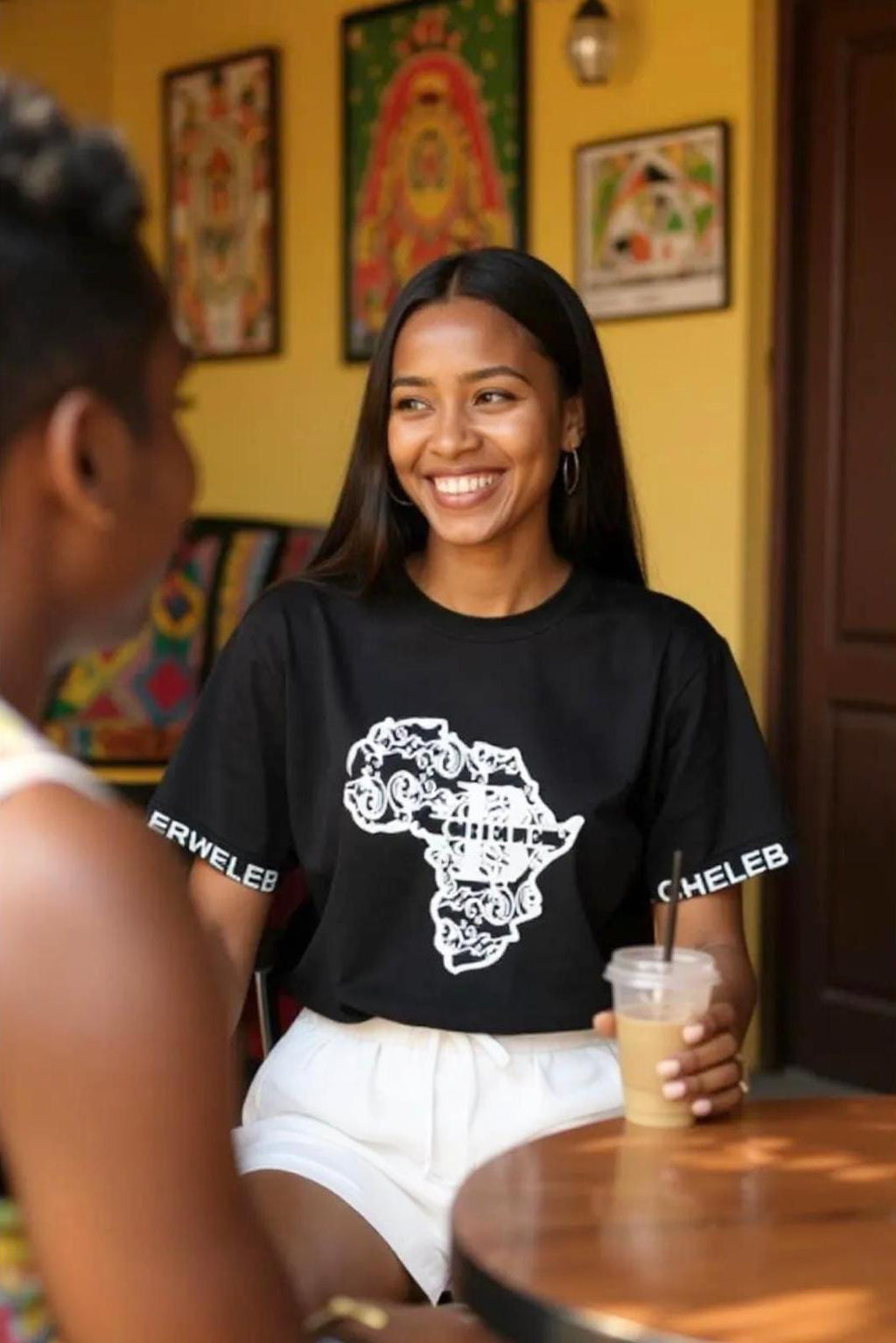 Cheleb African Map Tees - Women