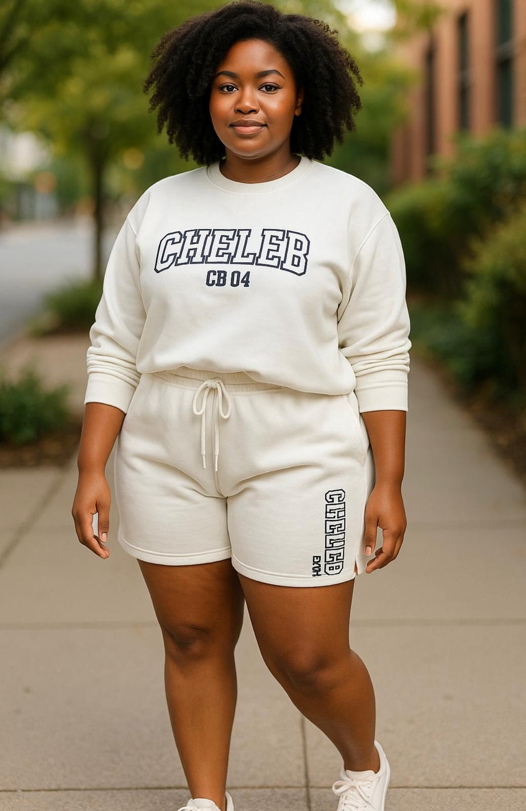 Sweatshirt & Shorts Set