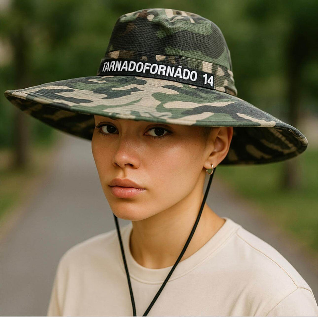 TORNADOF_14 Denim hat.