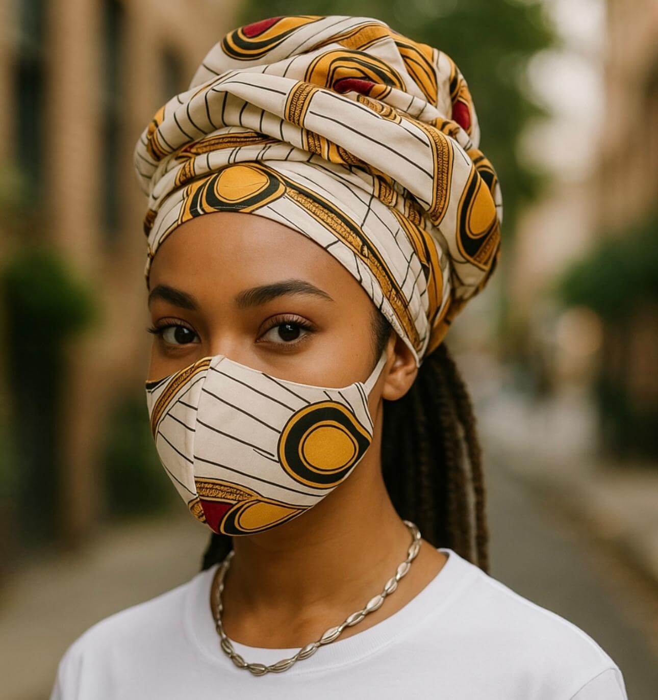 Head Wrap and mask