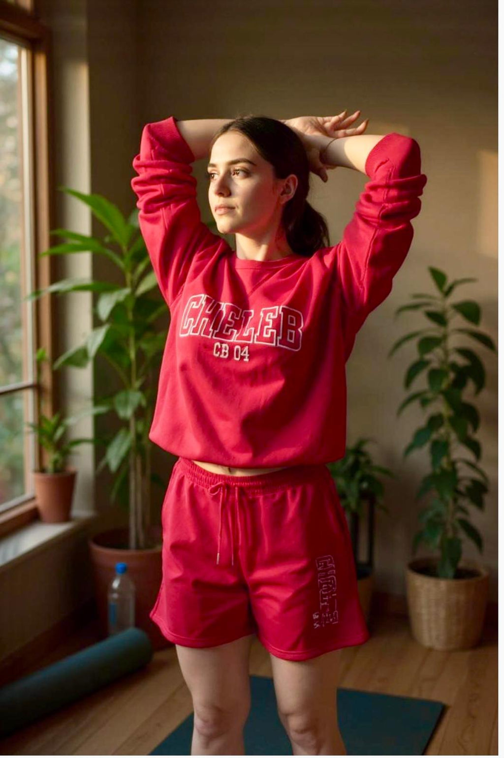 Sweatshirt & Shorts Set