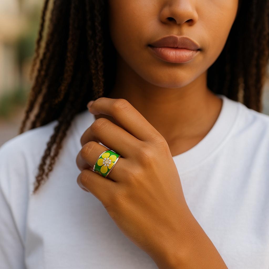 Yellow Rose Ring