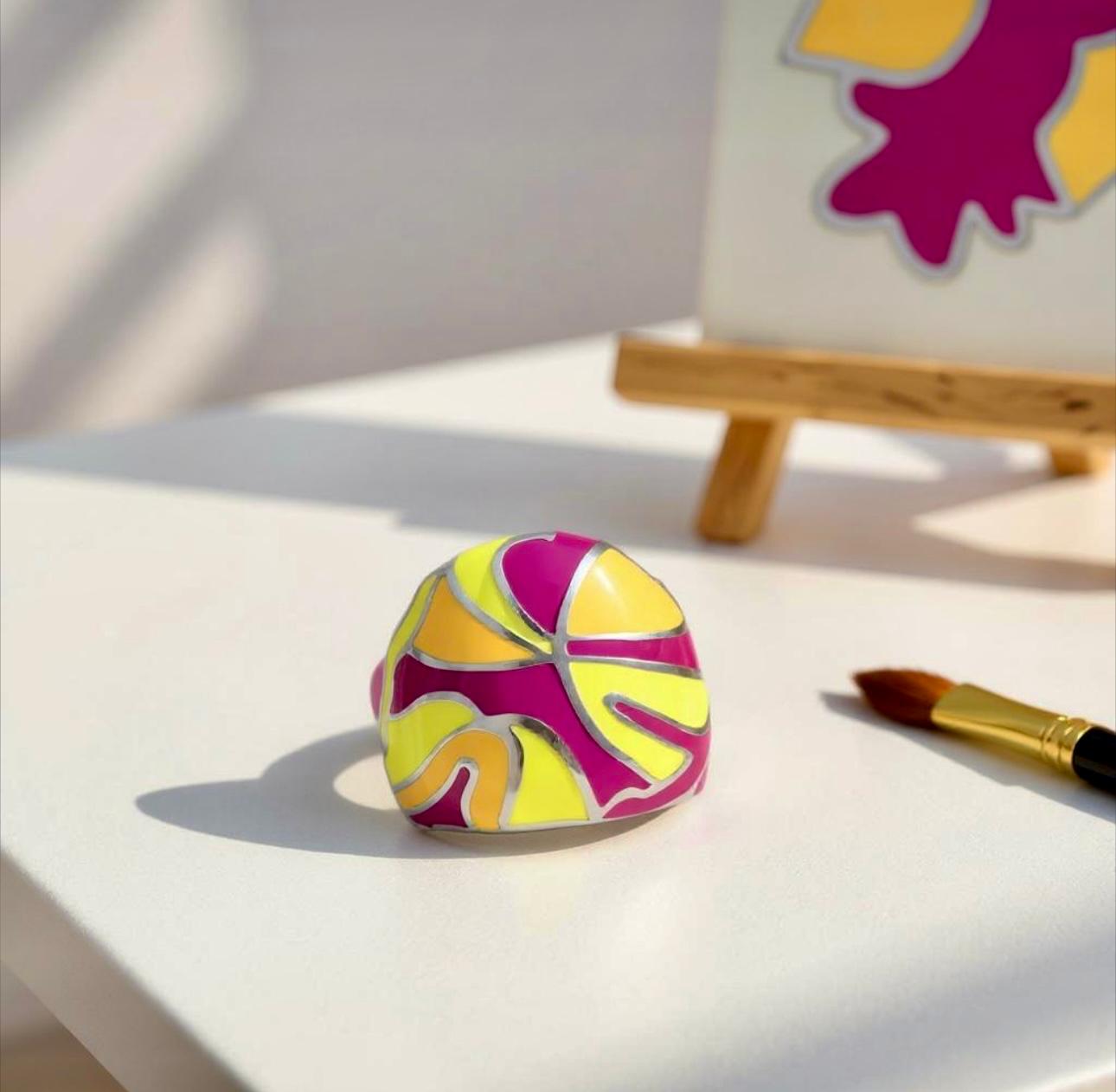 Chunky Ring Multi_Colors