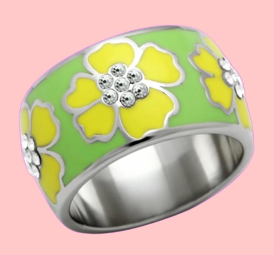 Yellow Rose Ring