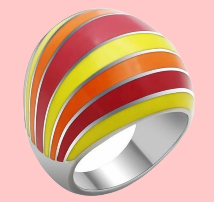 Chunky Ring Multi-Stripes